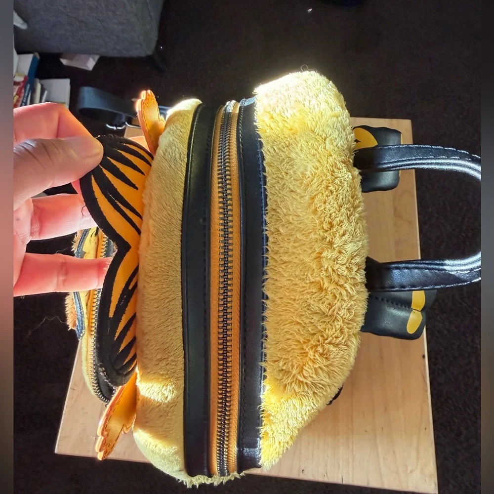 Loungefly Garfield & Pooky Plush Mini Backpack Nickelodeon Fuzzy Bag - Picture 5 of 9